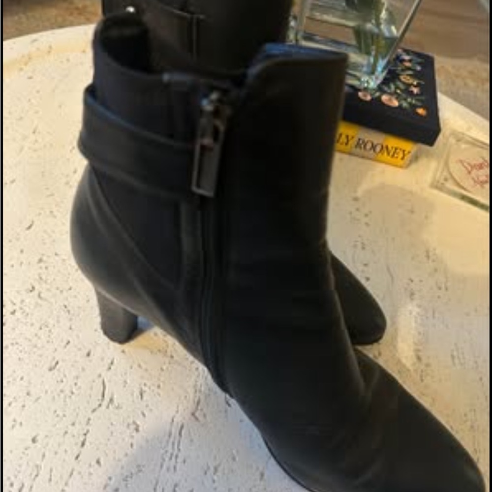 Aquatalia Black Ankle Boots